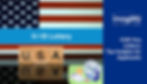 USA flag background, "H-1B Lottery" text, wooden blocks spell "USA." Right text: "H1B Visa Lottery: Top Insights for Applicants."