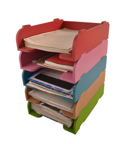 Wooden Desk Organiser Trays