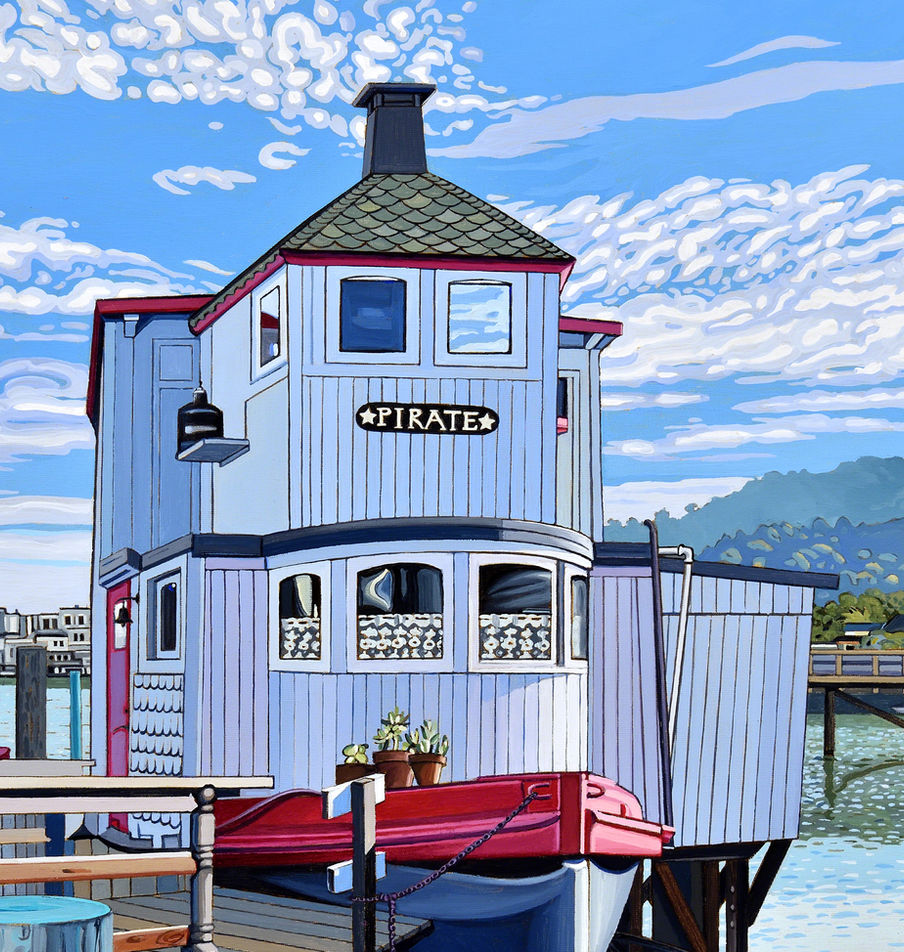 Sausalito Houseboats / Pirate (2023) - Detail