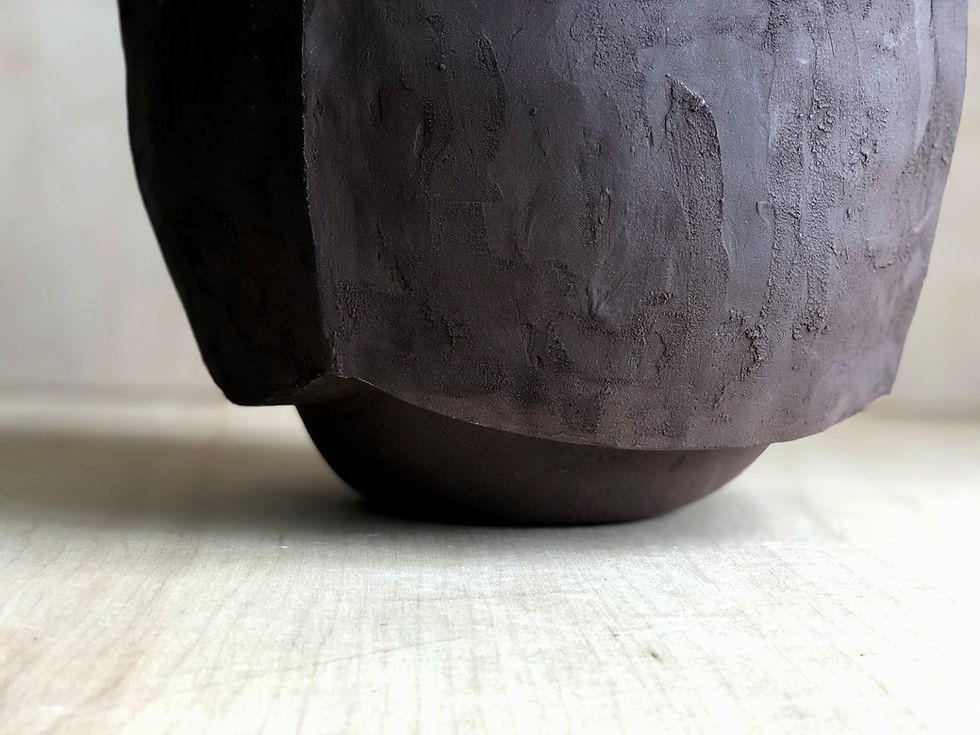 Thumbnail: Stoneware Planter in Coffee