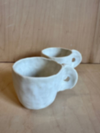 Pinched espresso cup