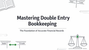 Cover Image of "Mastering Double Entry Bookkeeping in Accounting" Blog