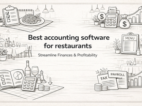 Cover for "Best accounting software for restaurants: Streamline Finances & Profitability"