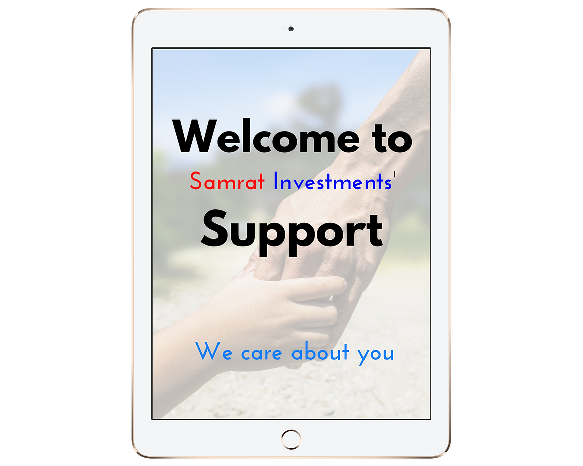 Welcome to Samrat Investments Support, W