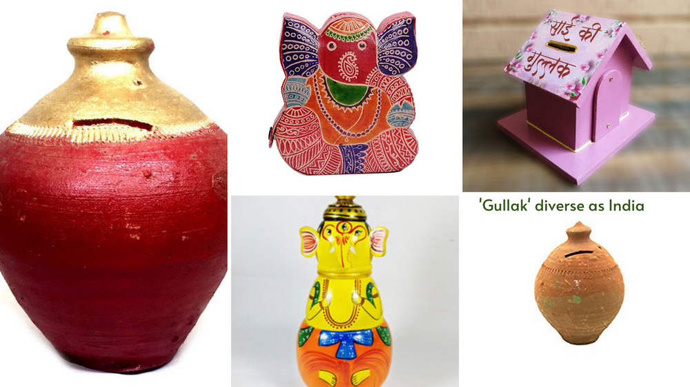 Gullak Indian Piggy Bank