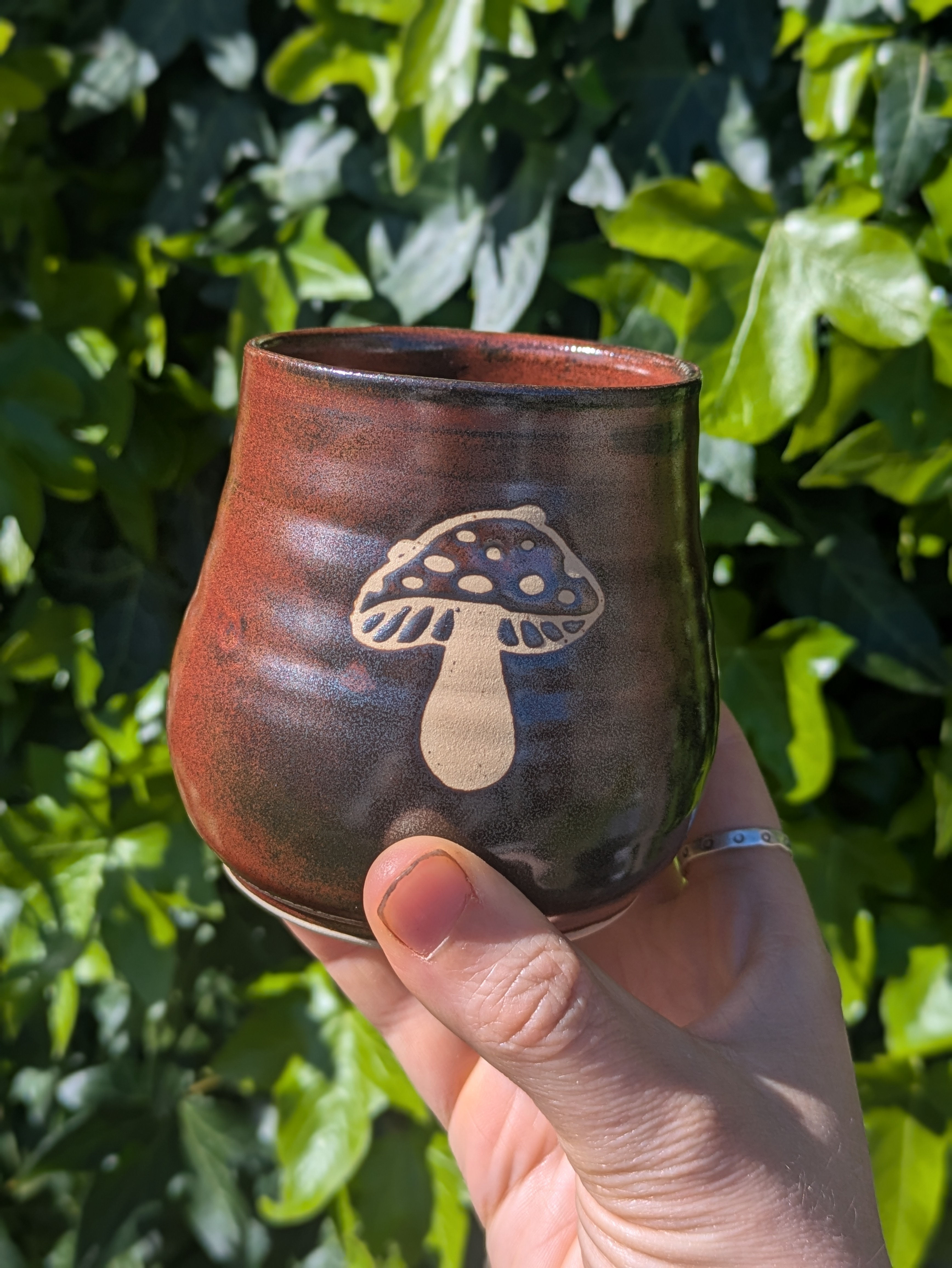 Amanita fungus mushroom cup/ beaker - #1