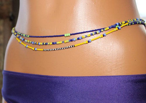 how to make african waistbeads