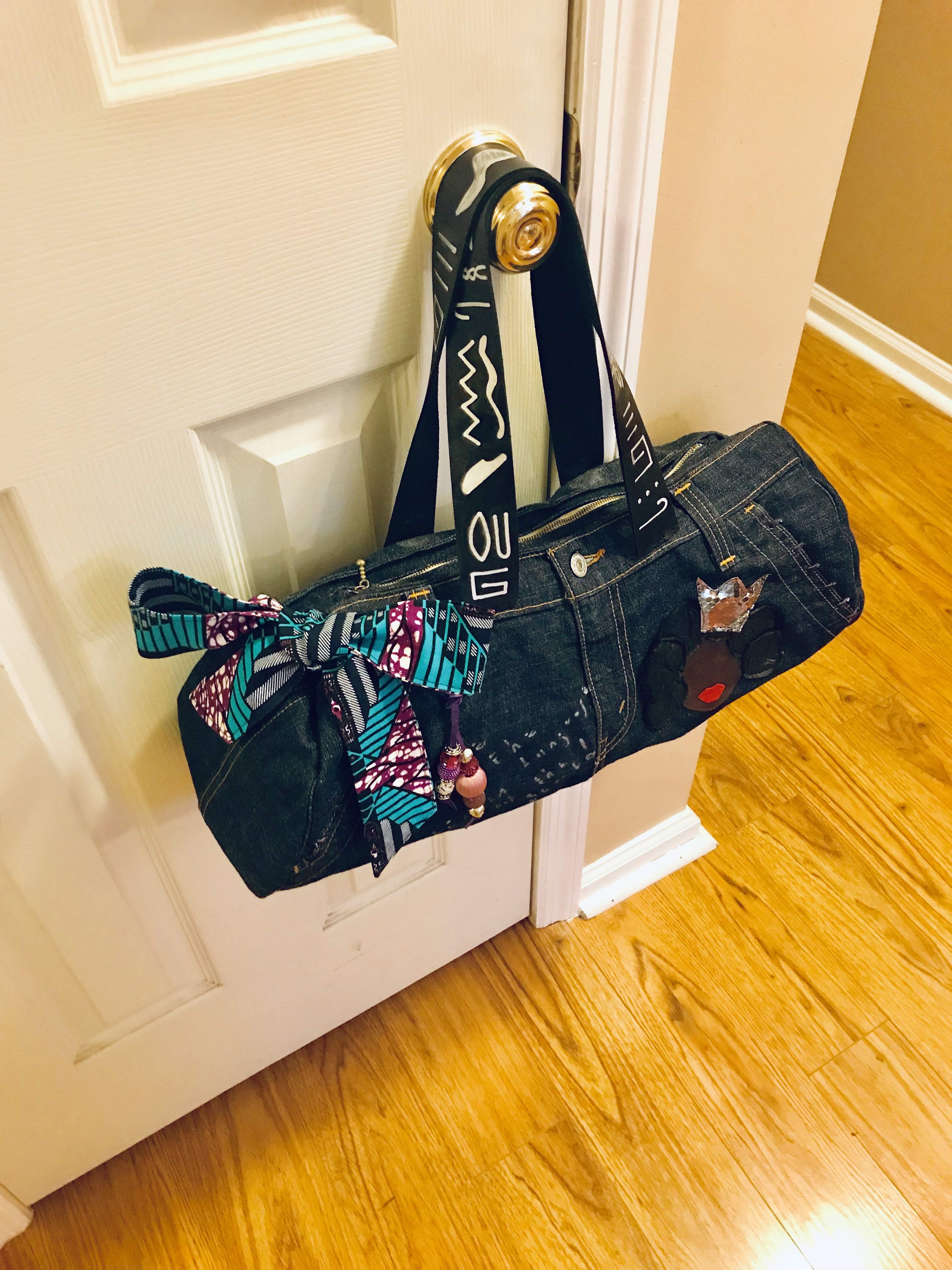 Custom Denim Duffle