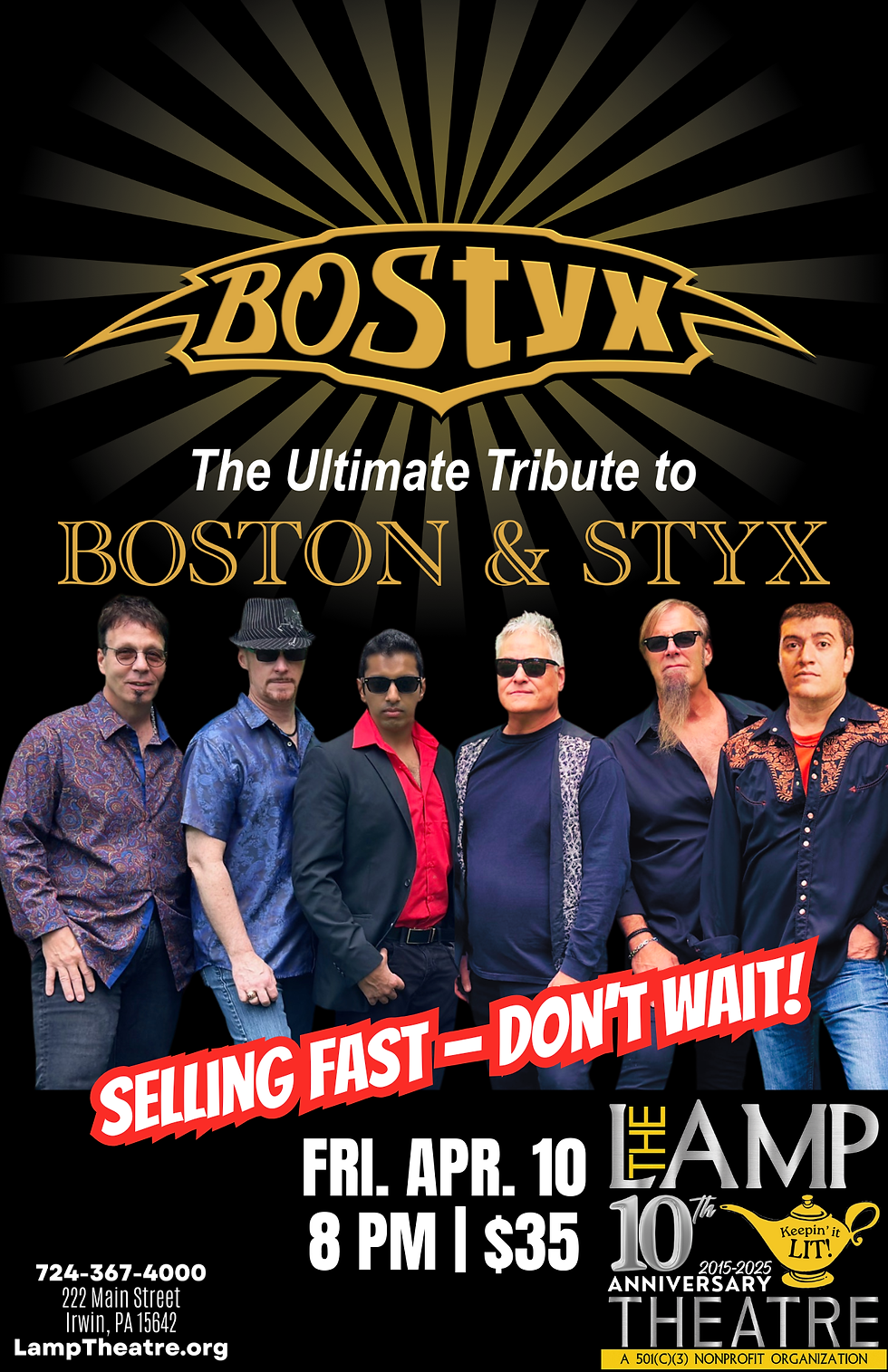 Bostyx:Boston & Styx Tribute