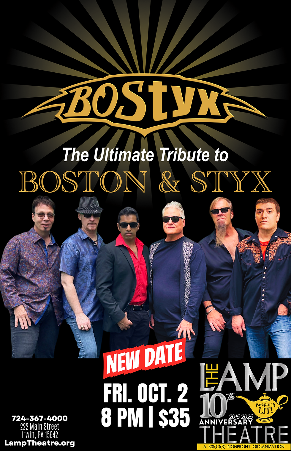 Bostyx: Boston & Styx Tribute
