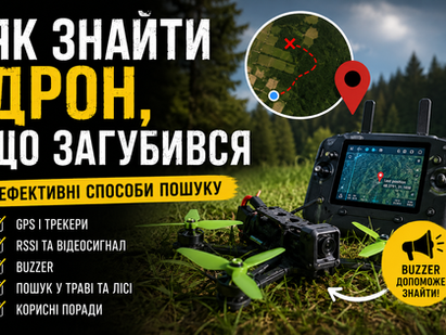 Як знайти дрон, що загубився