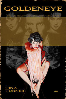 GoldenEye 1995 James Bond ReBond vintage spy artwork