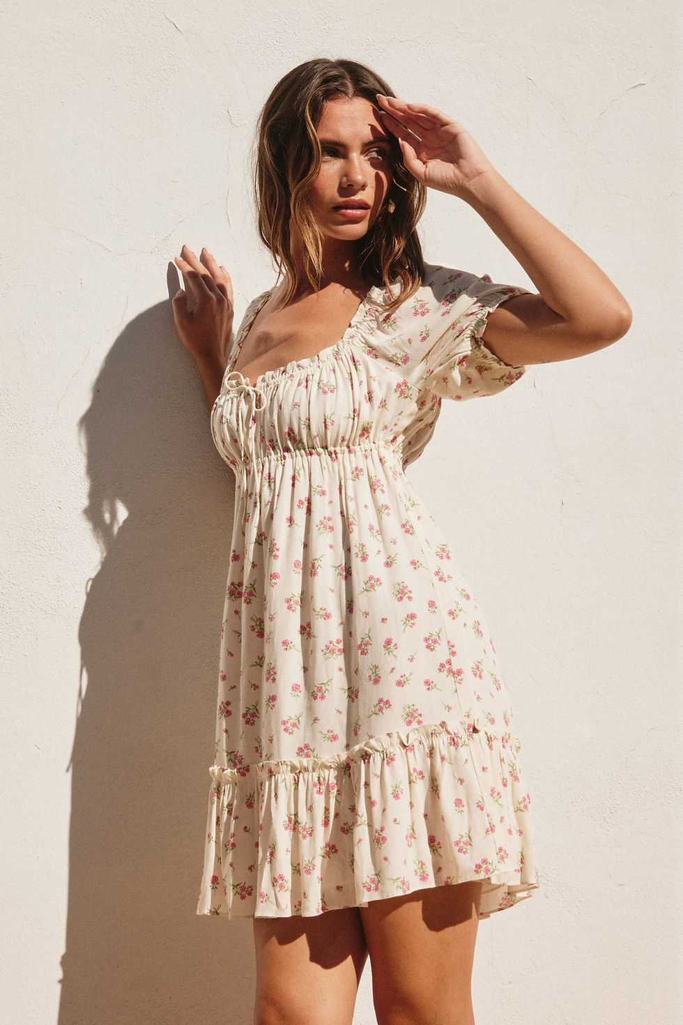 Thumbnail: Pretty Little Rose Babydoll Mini Dress