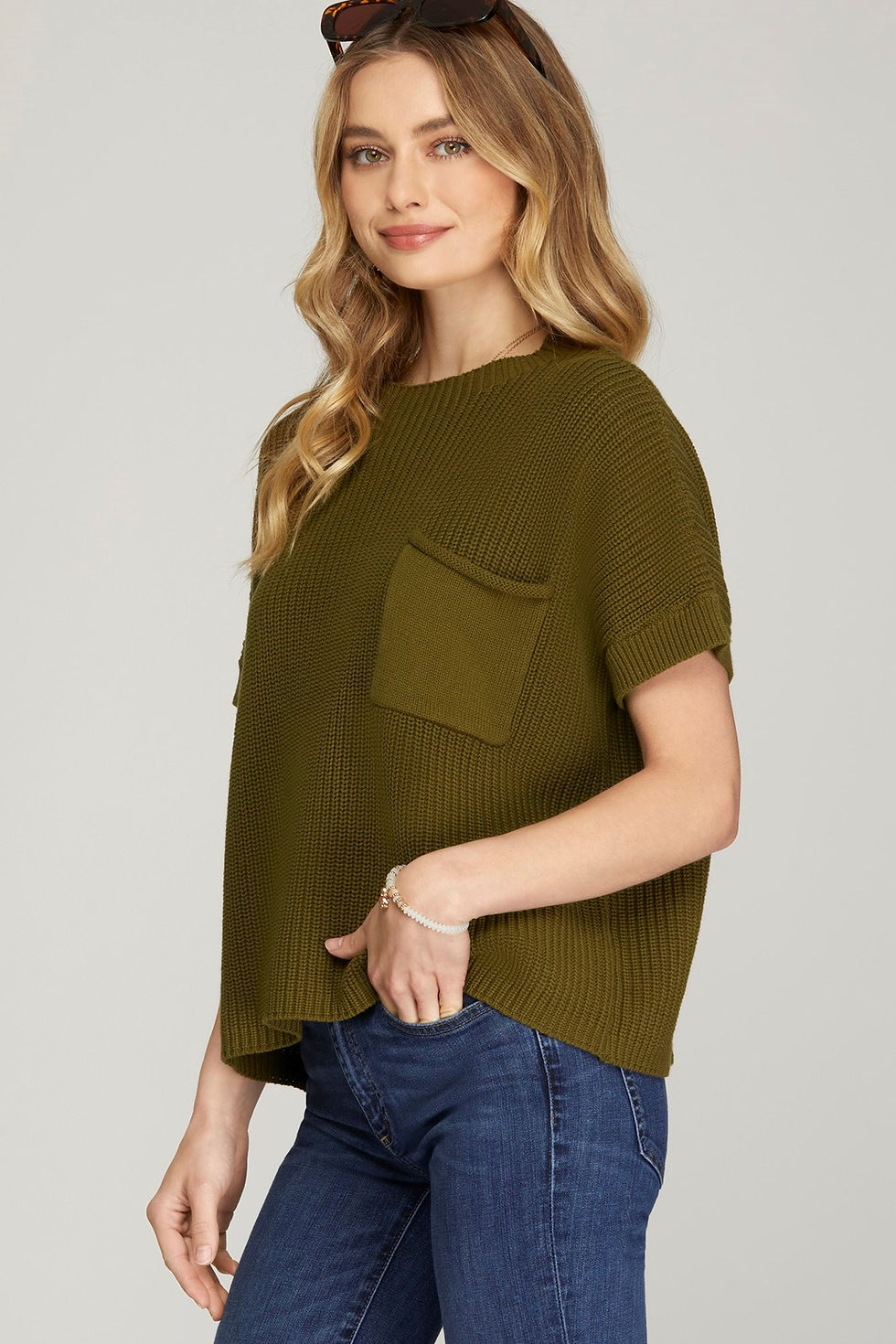 Thumbnail: Soft Drift Drop Shoulder Sweater Curves
