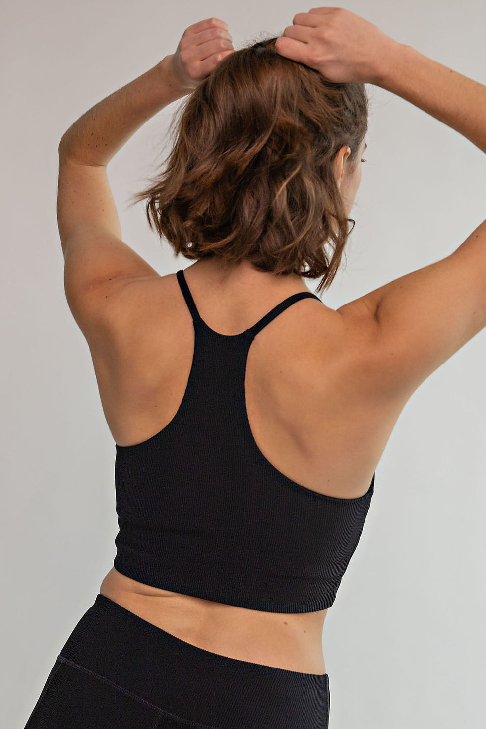 Thumbnail: Nylon Rib Crop Top