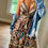 Thumbnail: Peek A Boo Tiered Maxi Dress