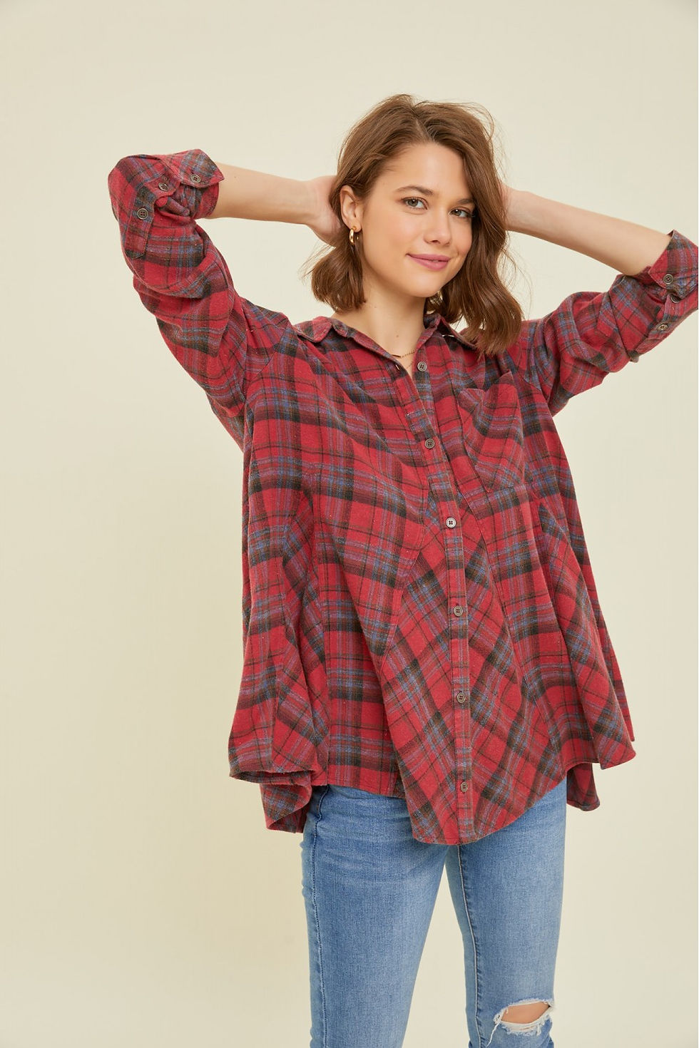 Thumbnail: Flared Plaid Flannel Curves