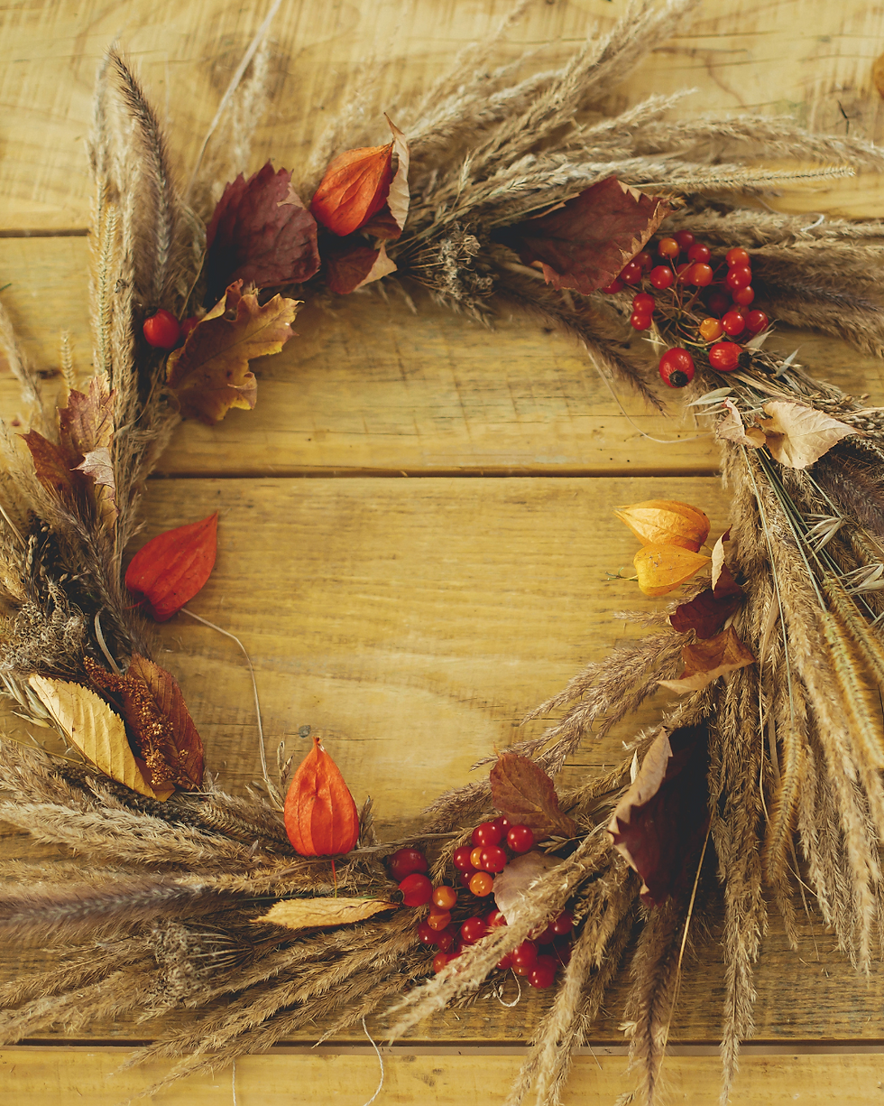 Autumn wreath.