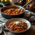 Creamy Bolognese Risotto (One-Pan Comfort Food)