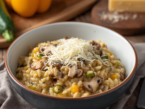 Creamy Vegetable Risotto Recipe (With Requeijão) | Easy From Scratch Family Meal