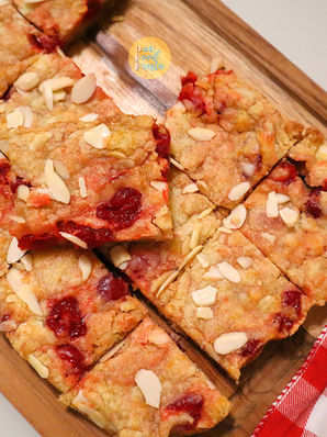 White Chocolate Cherry & Almond Cookies