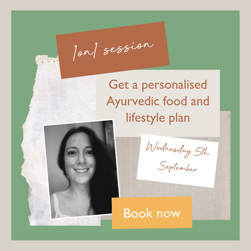 A healthy you: 1-on-1 Ayurveda health consultations