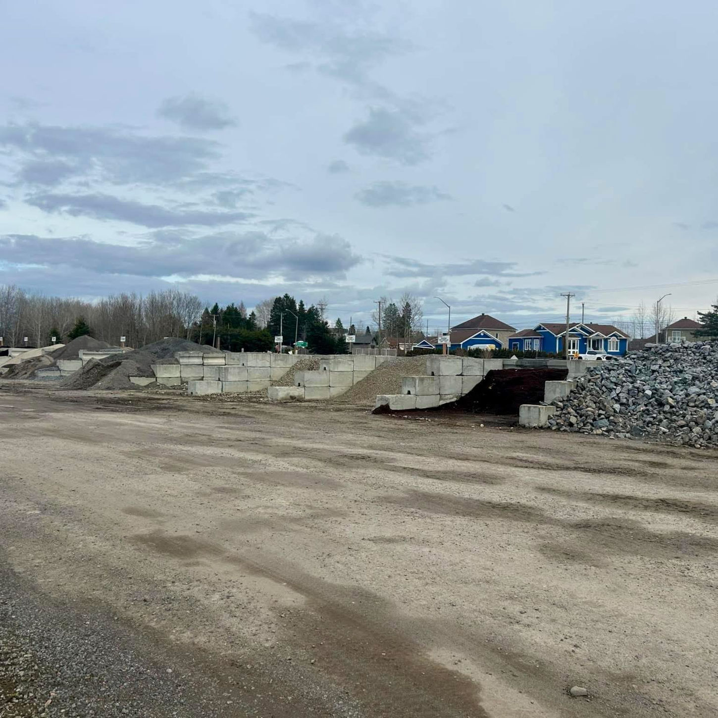 Photo des matériaux disponibles