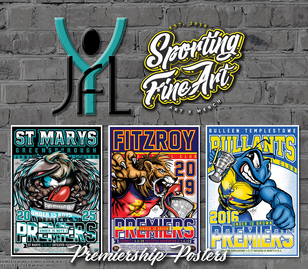 Sporting Fine Art partners with the YJFL