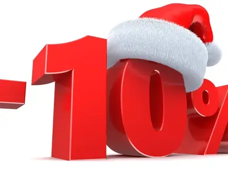 Réduction de 10% pour noël