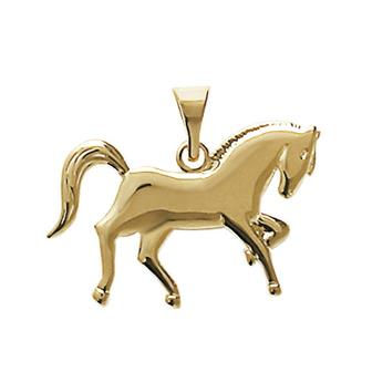 Miniature : PENDENTIF PLAQUE OR CHEVAL