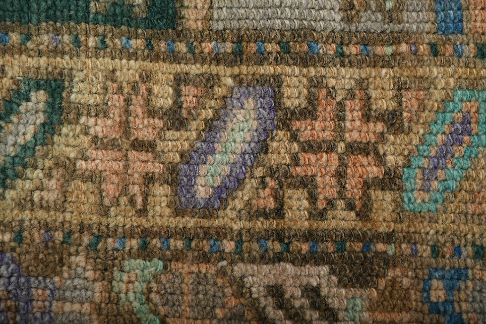 Thumbnail: 4x7 Beige Semi-Antique Turkish Wool Rug
