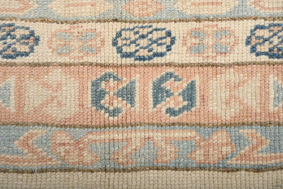 Thumbnail: 4x6 Beige Semi-Antique Turkish Wool Rug