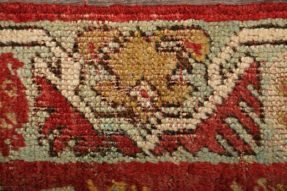 Thumbnail: 3x5 Red Semi-Antique Turkish Wool Rug