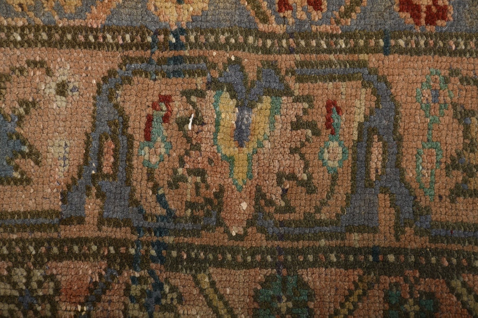Thumbnail: 4x9 Beige Semi-Antique Turkish Anatolian Wool Rug