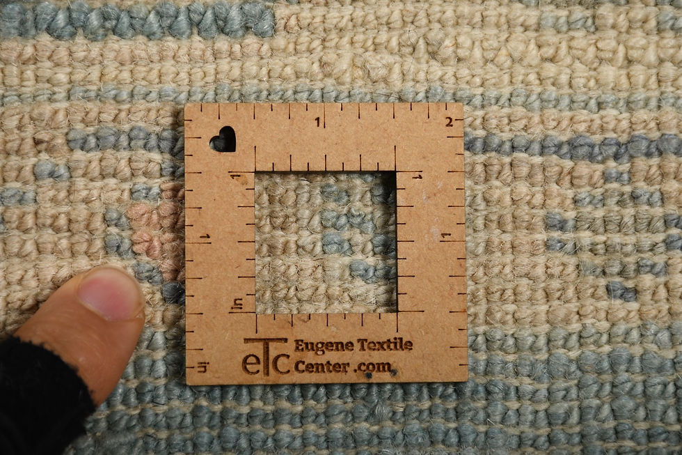 Thumbnail: 8x10 Blue Turkish Oushak Wool Rug