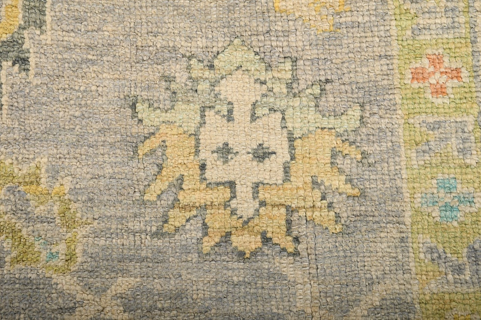 Thumbnail: 9x12 Beige Turkish Oushak Wool Rug
