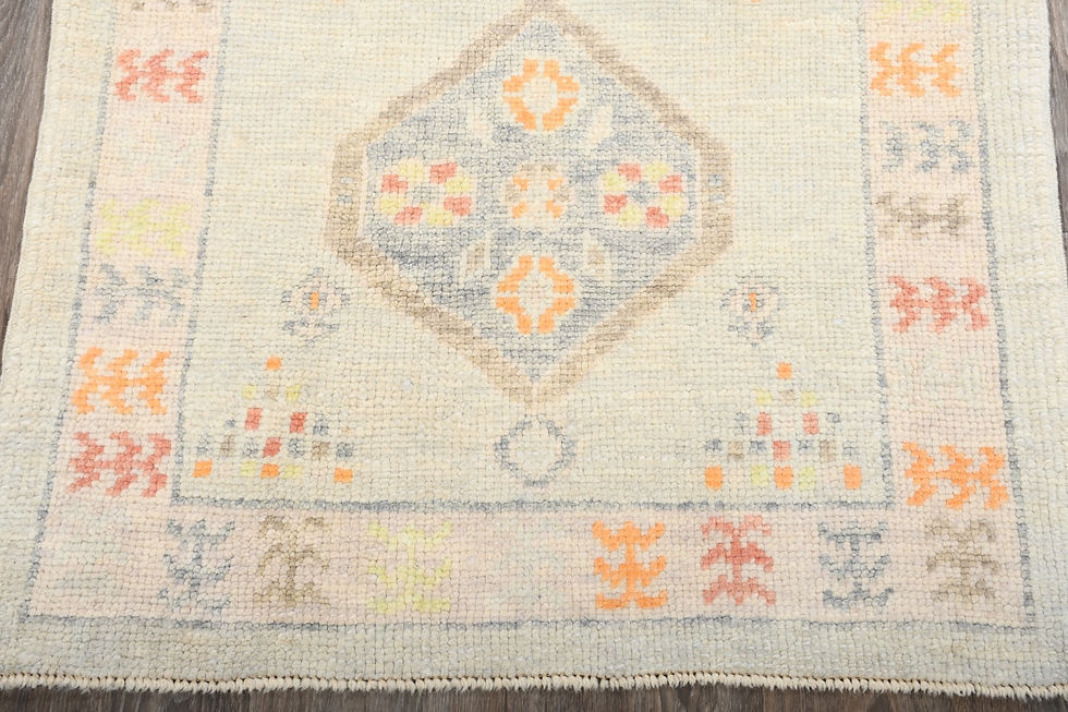 Thumbnail: 3x5 Gray Turkish Wool Rug