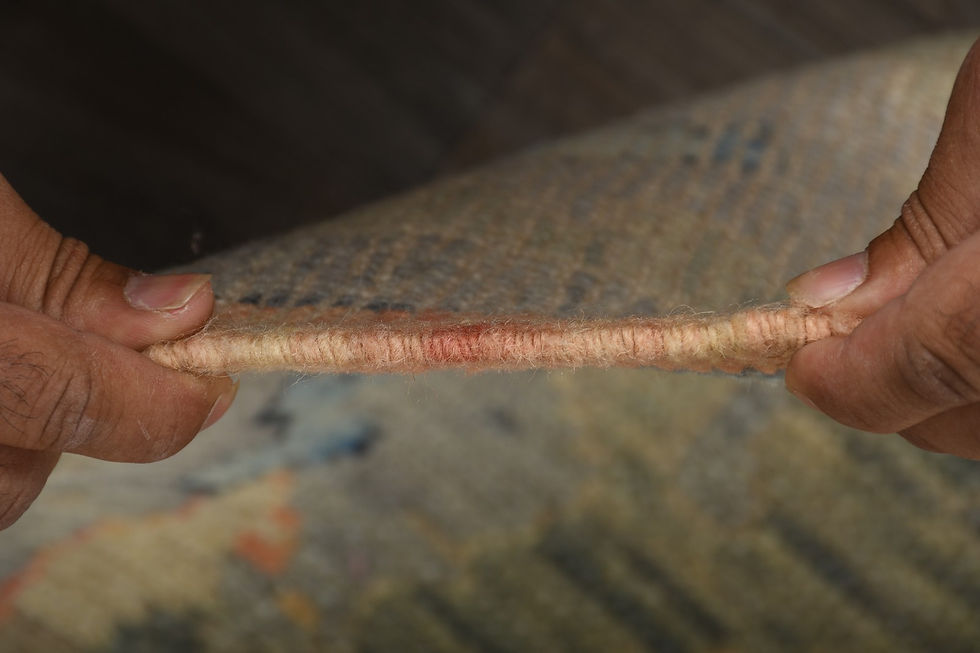 Thumbnail: 10x13 Rust Turkish Oushak Wool Rug