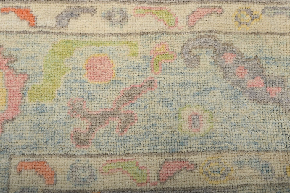 Thumbnail: 8x10 Gray Turkish Oushak Wool Rug