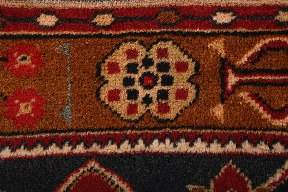 Thumbnail: Vintage Turkish RED Rug 4x7 Handmade Wool Anatolian Area Rug Hand-Knotted