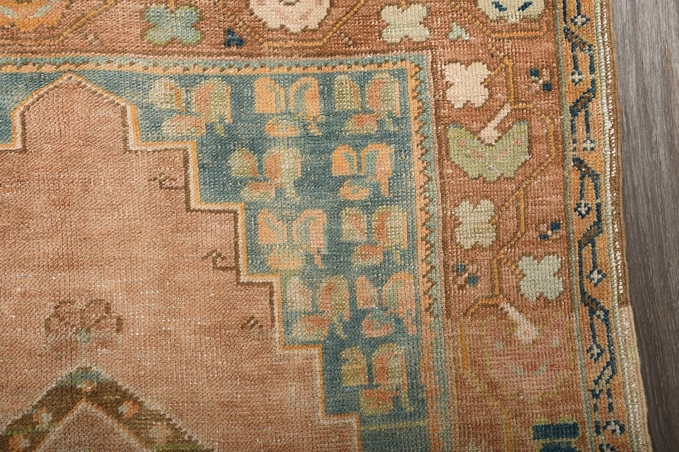 Thumbnail: 4x8 Beige Semi-Antique Turkish Anatolian Wool Rug