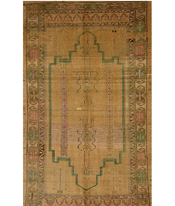 beige 4x8 anatolian turkish antique area rug