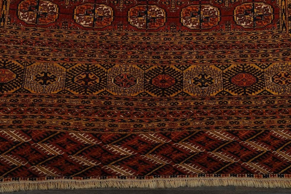 Thumbnail: 7x12 Rust Semi-Antique Persian Wool Rug