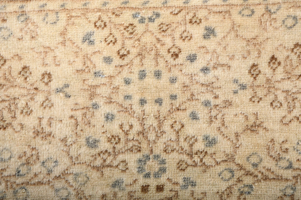 Thumbnail: 4x6 Beige Semi-Antique Turkish Wool Rug