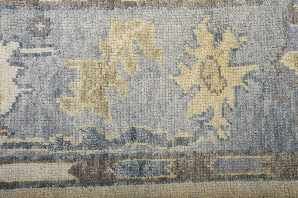Thumbnail: 8x11 Beige Turkish Oushak Wool Rug