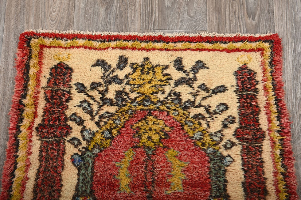 Thumbnail: 3x4 Red Turkish Wool Rug