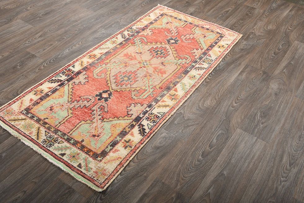 Thumbnail: 3x6 Rust Semi-Antique Turkish Wool Rug