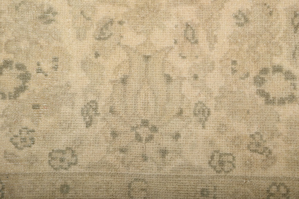 Thumbnail: 8x10 Beige Semi-Antique Turkish Kayseri Wool Rug