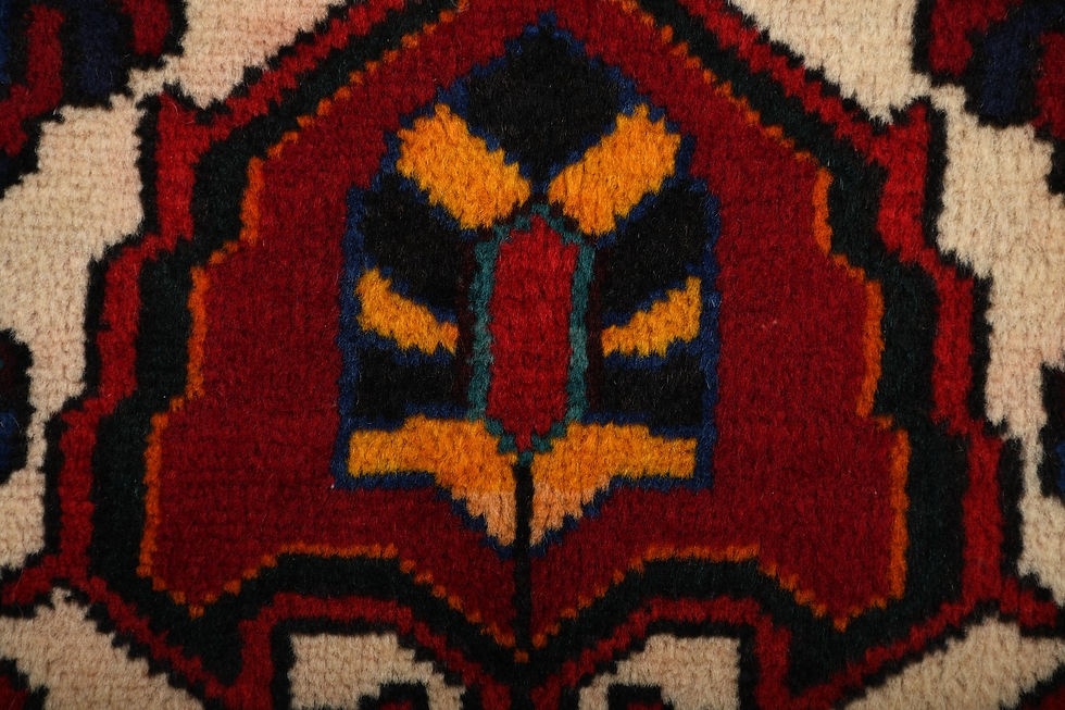 Thumbnail: Vintage Red 4x5 Hand Knotted Traditional Wool Oriental Area Rug