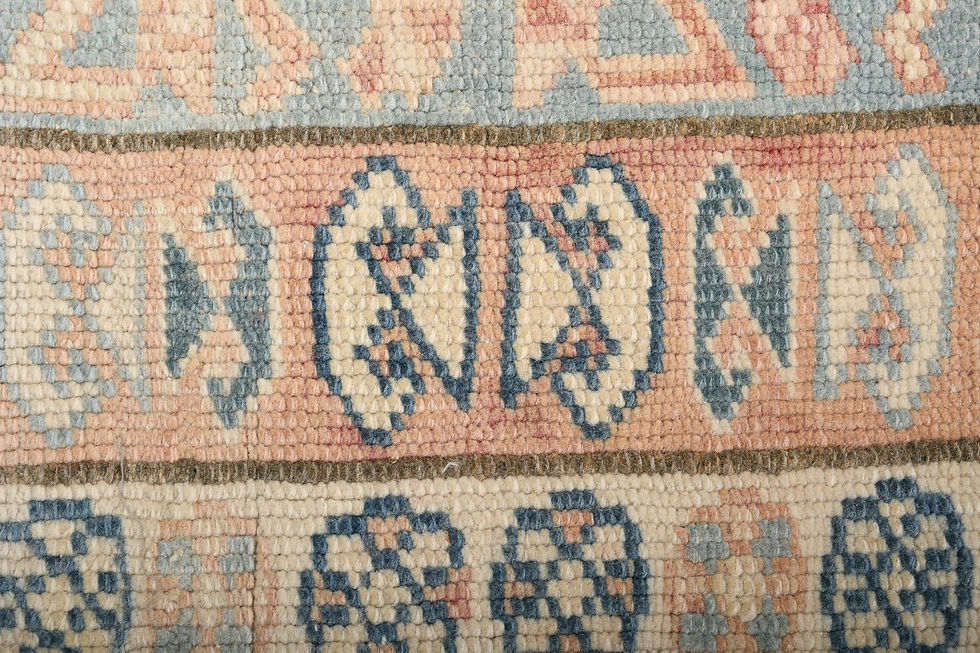 Thumbnail: 4x6 Beige Semi-Antique Turkish Wool Rug